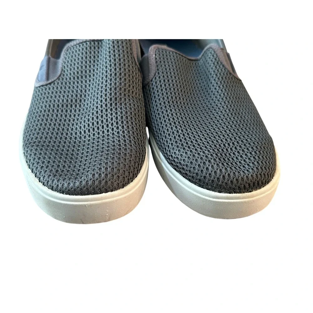 OluKai Lae'ahi Men's Size‎ 12 Grey Mesh Slip On Sneakers Pavement 10443-PVPV